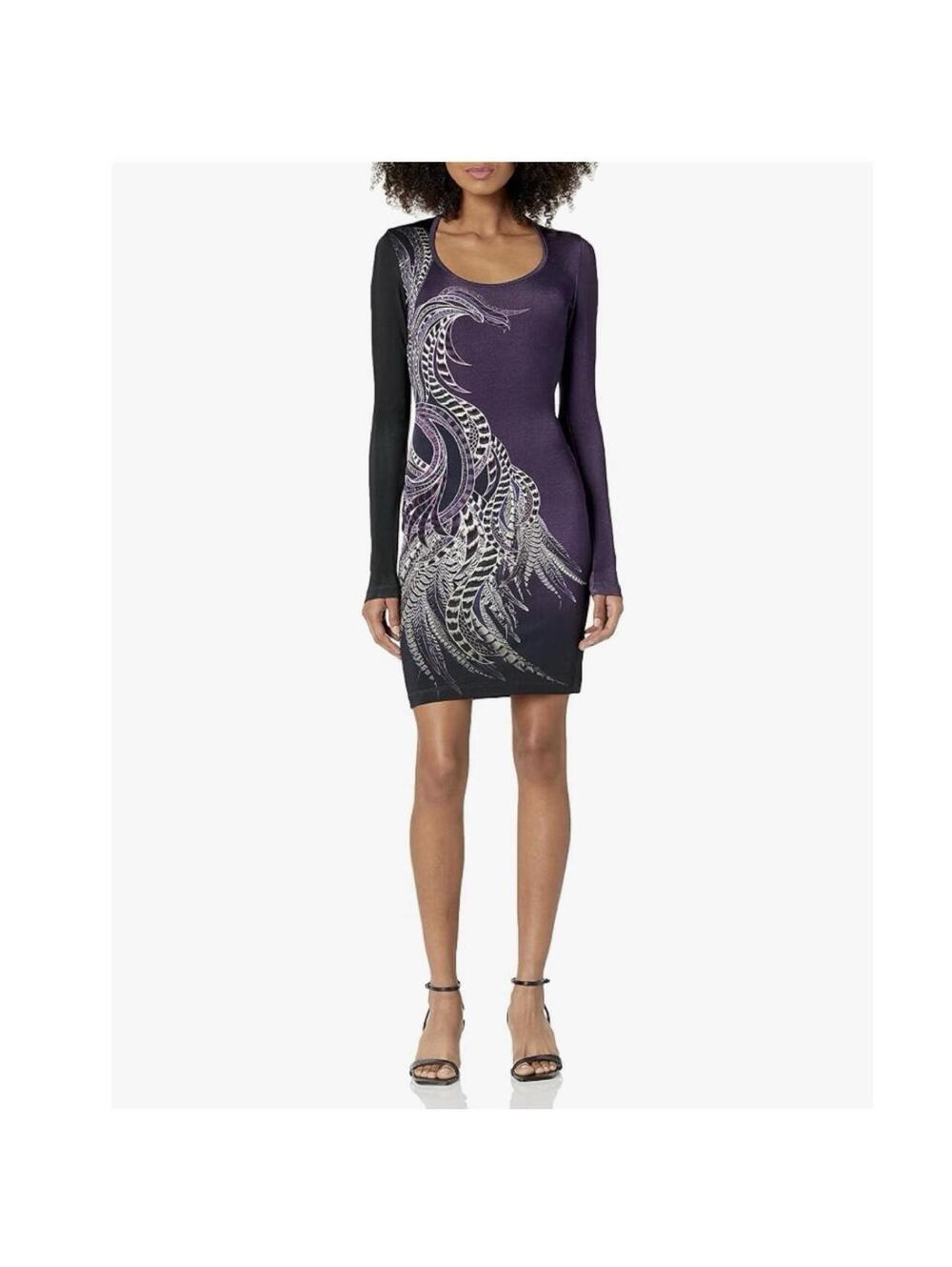 Just Cavalli Womens Phaesant Paisley Print Dress Dress